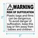 Suffocation Warning Label Template Free