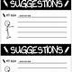 Suggestion Box Questions Template
