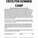 Summer Camp Waiver Template