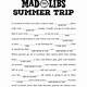 Summer Mad Libs Printable