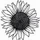 Sunflower Tattoo Template