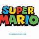 Super Mario Free Font