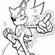 Super Sonic Coloring Pages Free