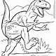 T Rex Coloring Page Printable