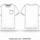T Shirt With Pocket Design Template