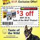 Taste Of The Wild Dog Food Coupons Printable