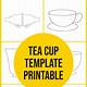 Tea Cup Template Free
