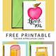 Teacher Appreciation Cards Printable Free