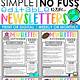 Teacher Newsletter Template