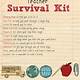 Teacher Survival Kit Printable Template