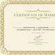 Template For Marriage Certificate