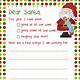 Template Letter To Santa Printable