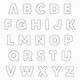 Template Letters Alphabet Free Printable