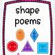Templates For Shape Poems