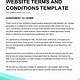 Terms And Conditions Html Css Template