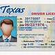 Texas Drivers License Template Download