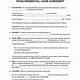 Texas Lease Agreement Template Free