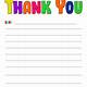 Thank You Note Template For Kids