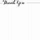 Thank You Note Template Free