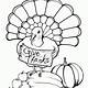 Thanksgiving Coloring Pages Printable Free