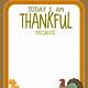 Thanksgiving Template Printable