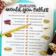 Thanksgiving Would You Rather Printable Free