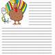 Thanksgiving Writing Template