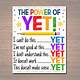 The Power Of Yet Poster Free Printable