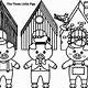 Three Little Pigs Coloring Pages Free