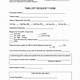 Time Off Request Form Template Word