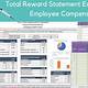 Total Rewards Statement Template Excel