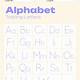 Trace Alphabets Worksheets Printable