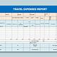 Travel Cost Excel Template