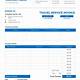 Travel Invoice Template Word