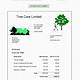 Tree Service Invoice Template