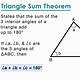 Triangle Sum Theorem Calculator