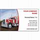 Trucking Business Cards Templates Free