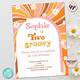 Two Groovy Invitation Template Free