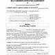 Two Member Llc Operating Agreement Template Free