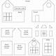 Two Story Printable Gingerbread House Template