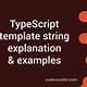 Typescript Template String