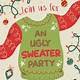 Ugly Sweater Party Invitation Template Free