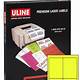 Uline Premium Laser Labels Template