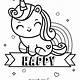 Unicorn Coloring Pages Free Print