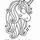 Unicorn Coloring Pages Free Printable