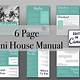 Vacation Rental House Manual Template