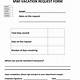 Vacation Request Form Template