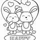 Valentine's Day Free Printable Coloring Pages