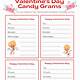 Valentines Candy Grams Template