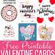 Valentines Day Free Printable Cards